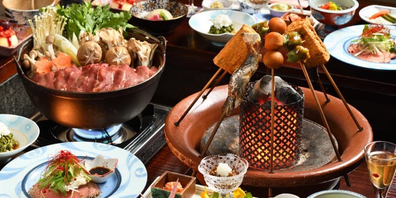 Irori-Style Kaiseki Cuisine