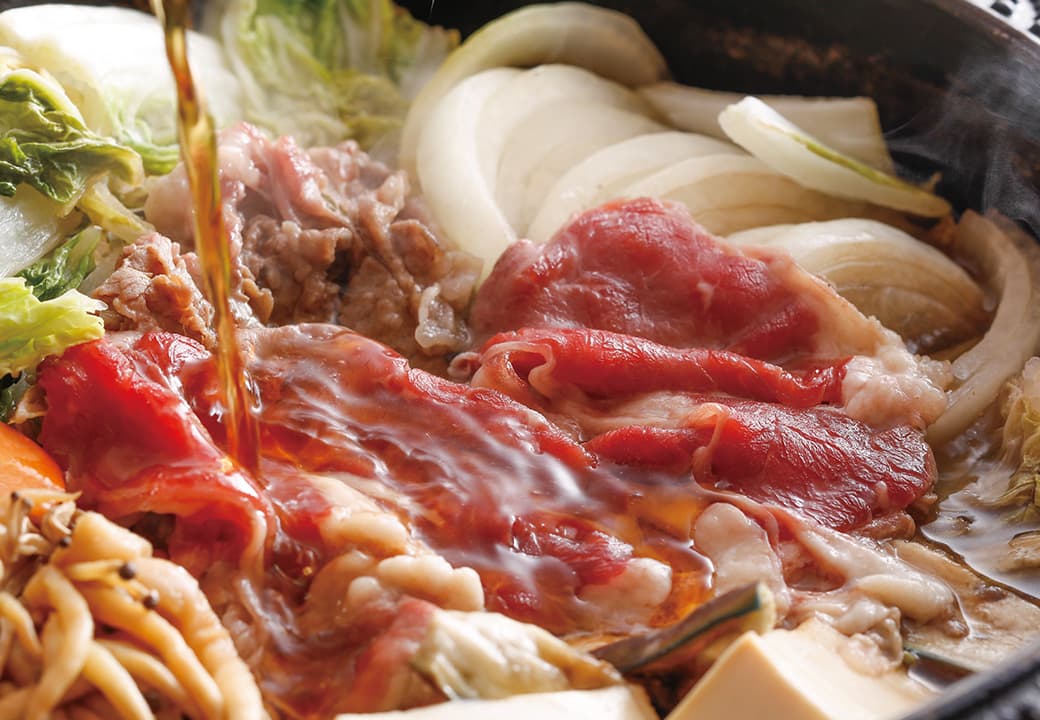 아침부터 스키야키