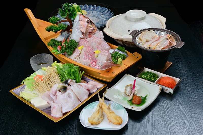 Winter Fugu and Snow Crab