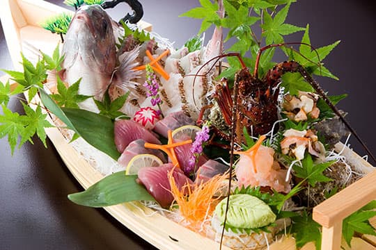 Live-Caught Sashimi and Seasonal Delicacies