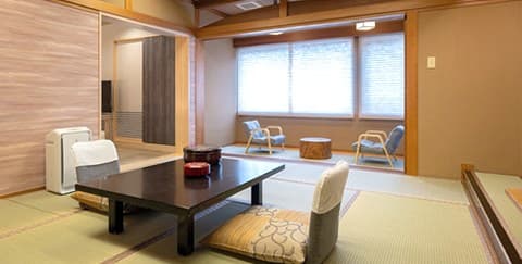 Private Rooms with Their Own Source-Fed Indoor Bath