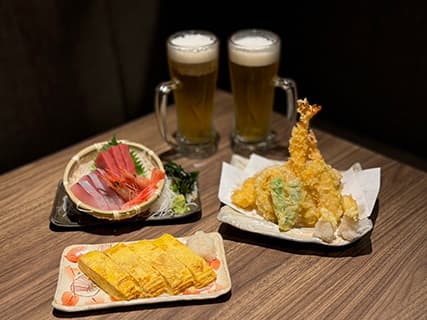 Seafood izakaya downstairs