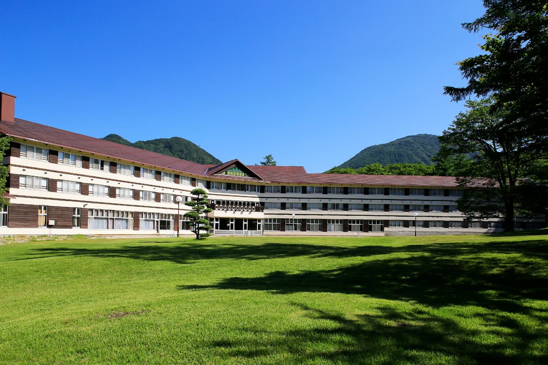 Courtyard in a national park