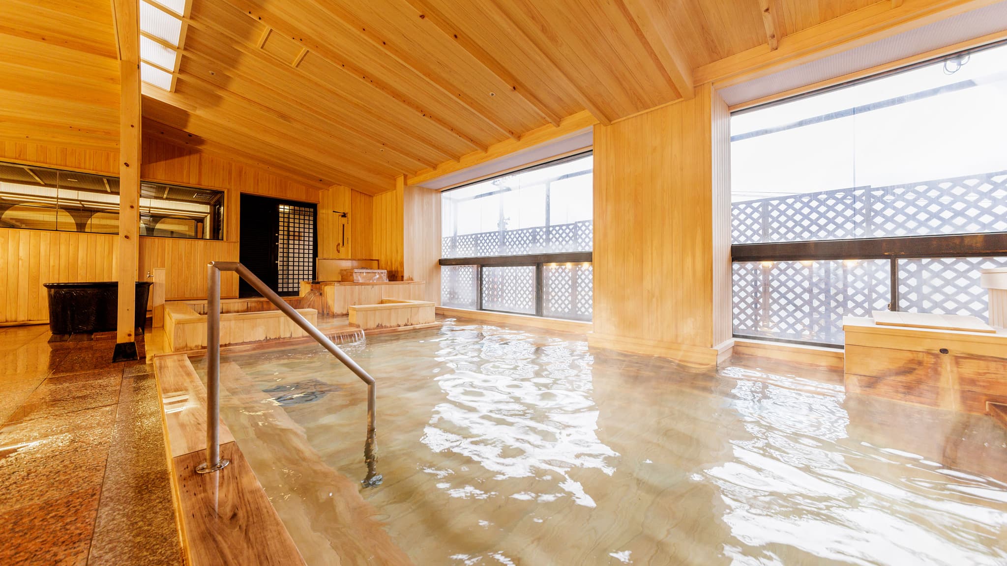 Signature hinoki baths