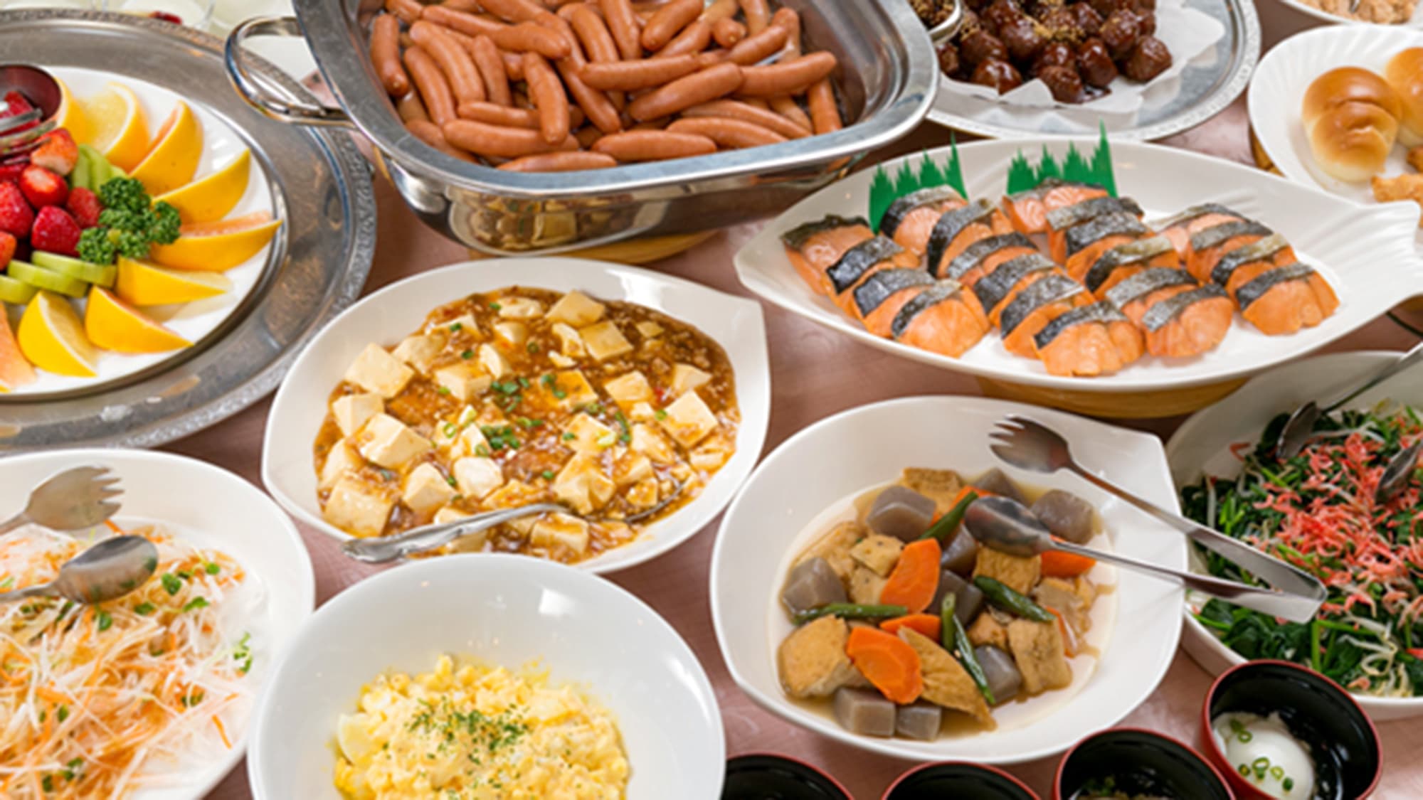 이와테 식재료 조식 뷔페