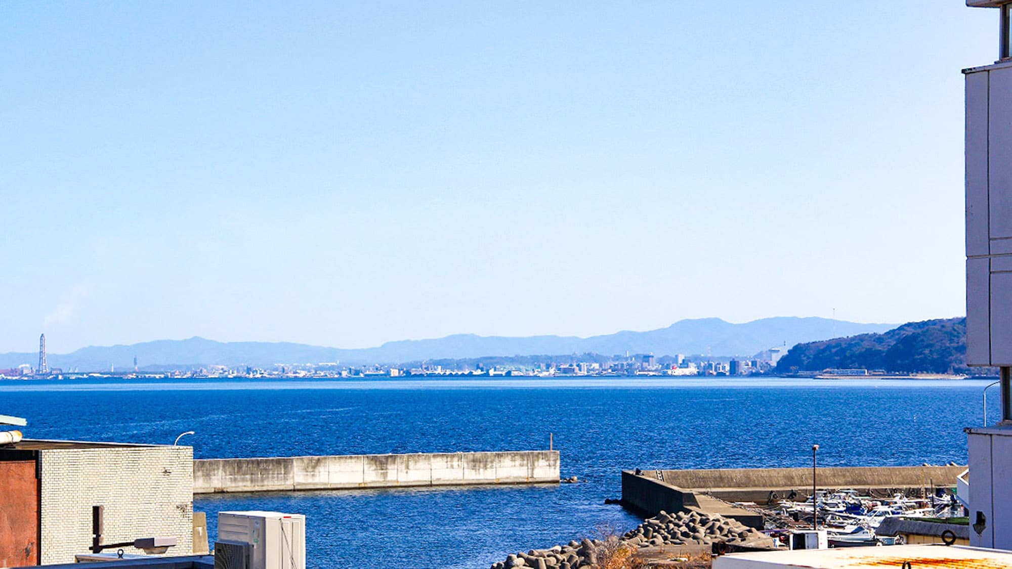 Beppu Bay view from Room 403
