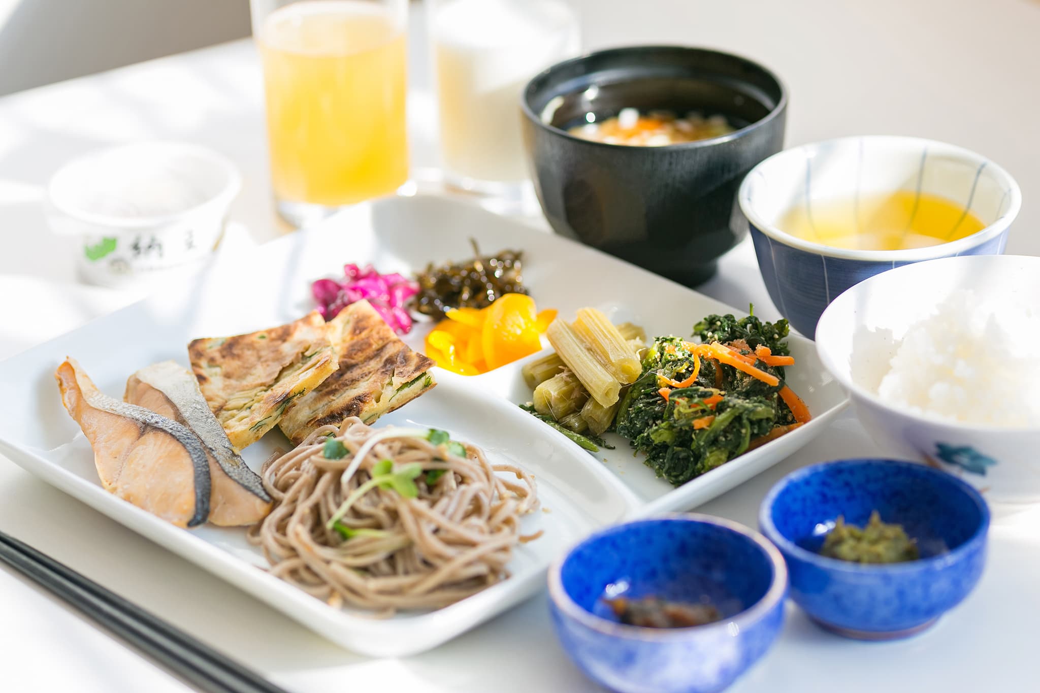 Local-produce breakfast buffet