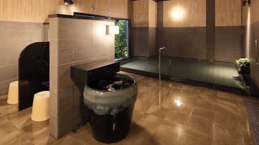Artificial hot-spring baths