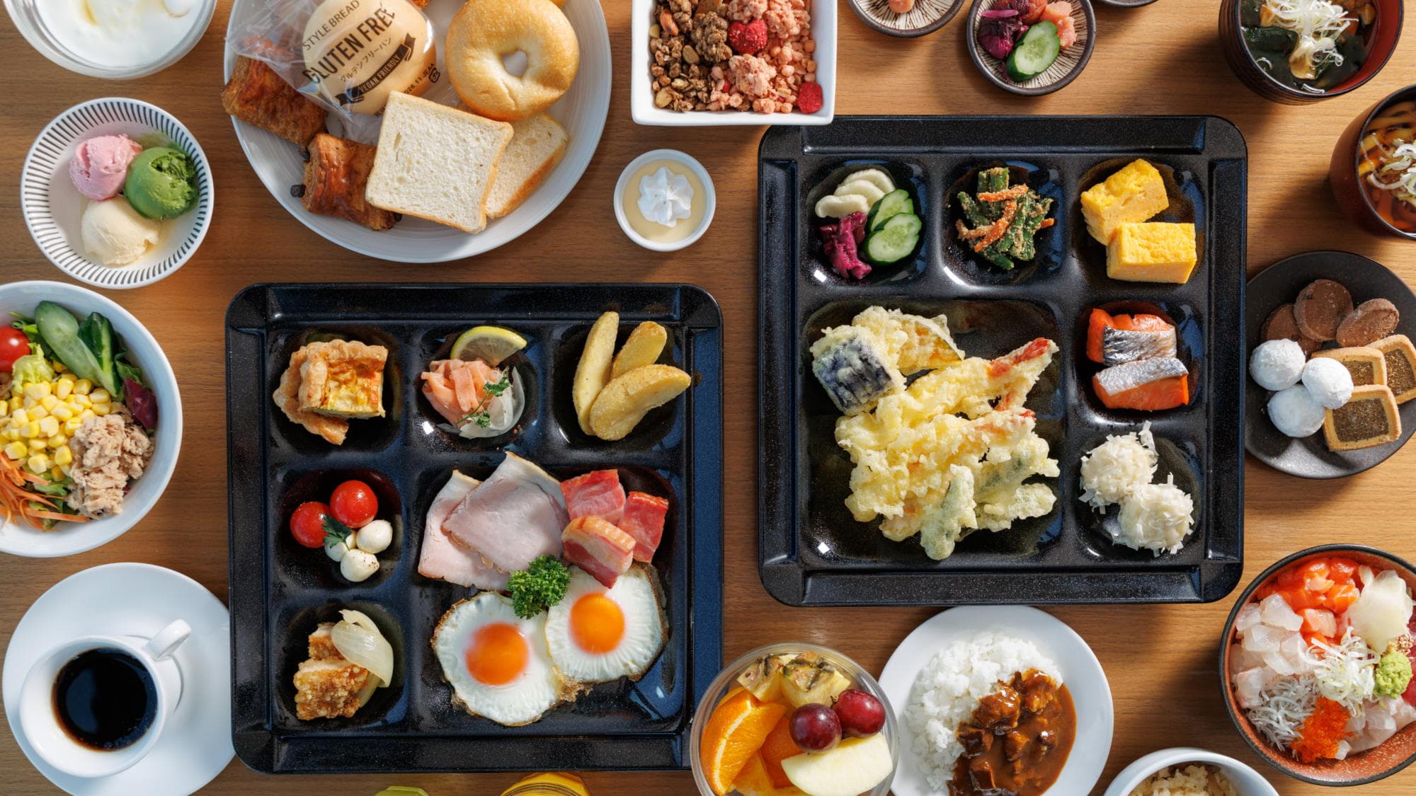 Seasonal breakfast buffet