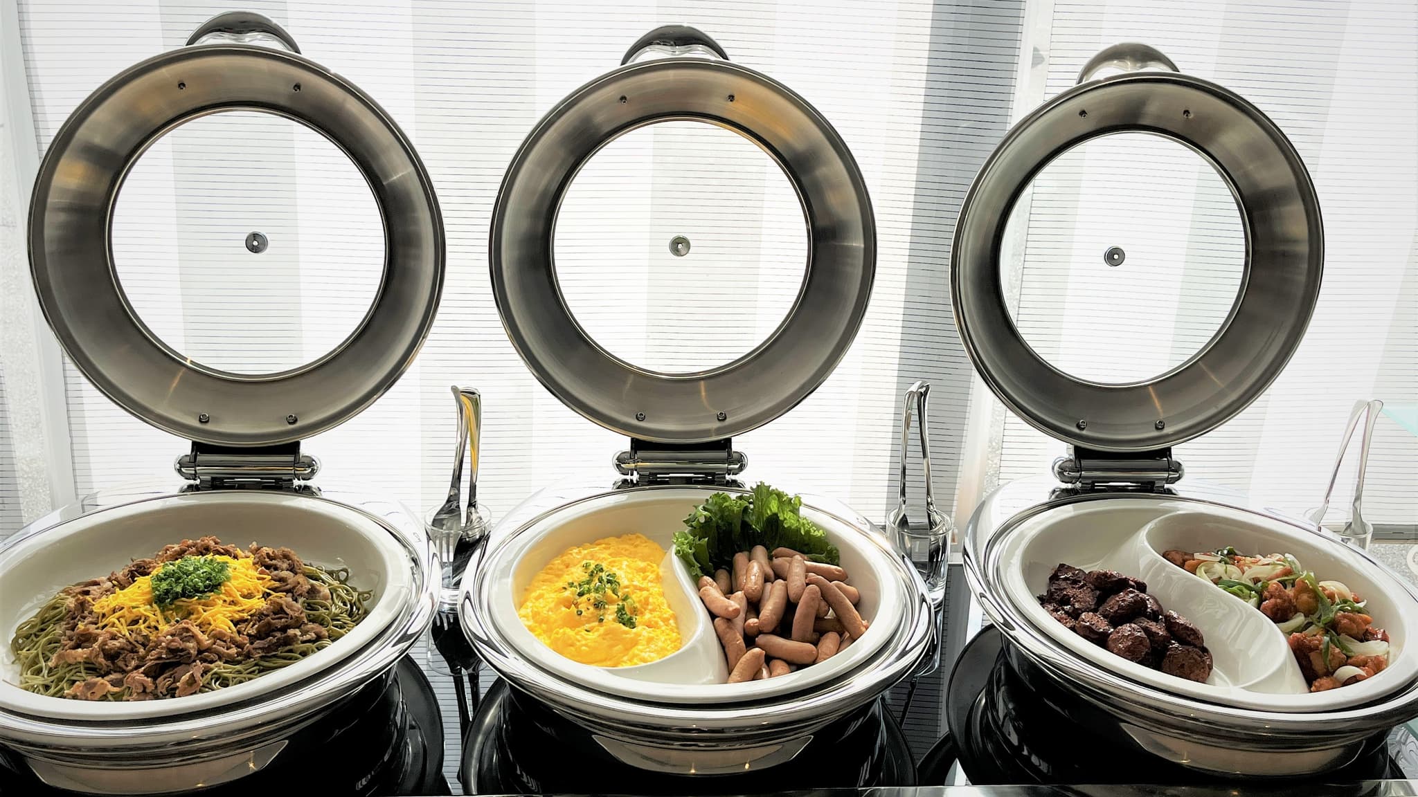 日式为主的自助早餐