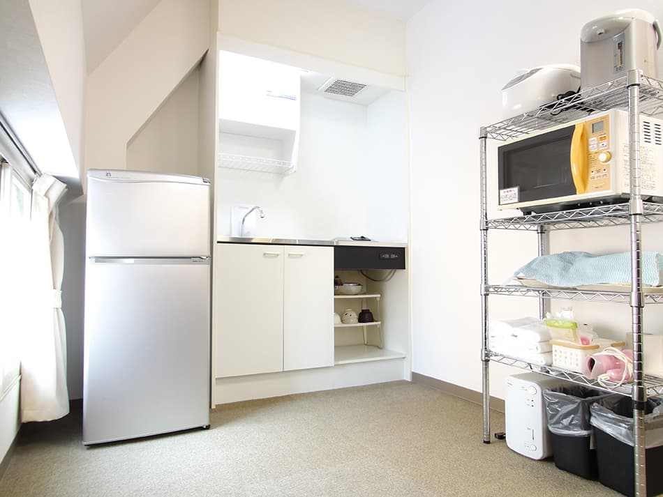 In-room kitchens