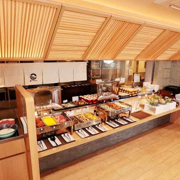 Japanese-style breakfast buffet