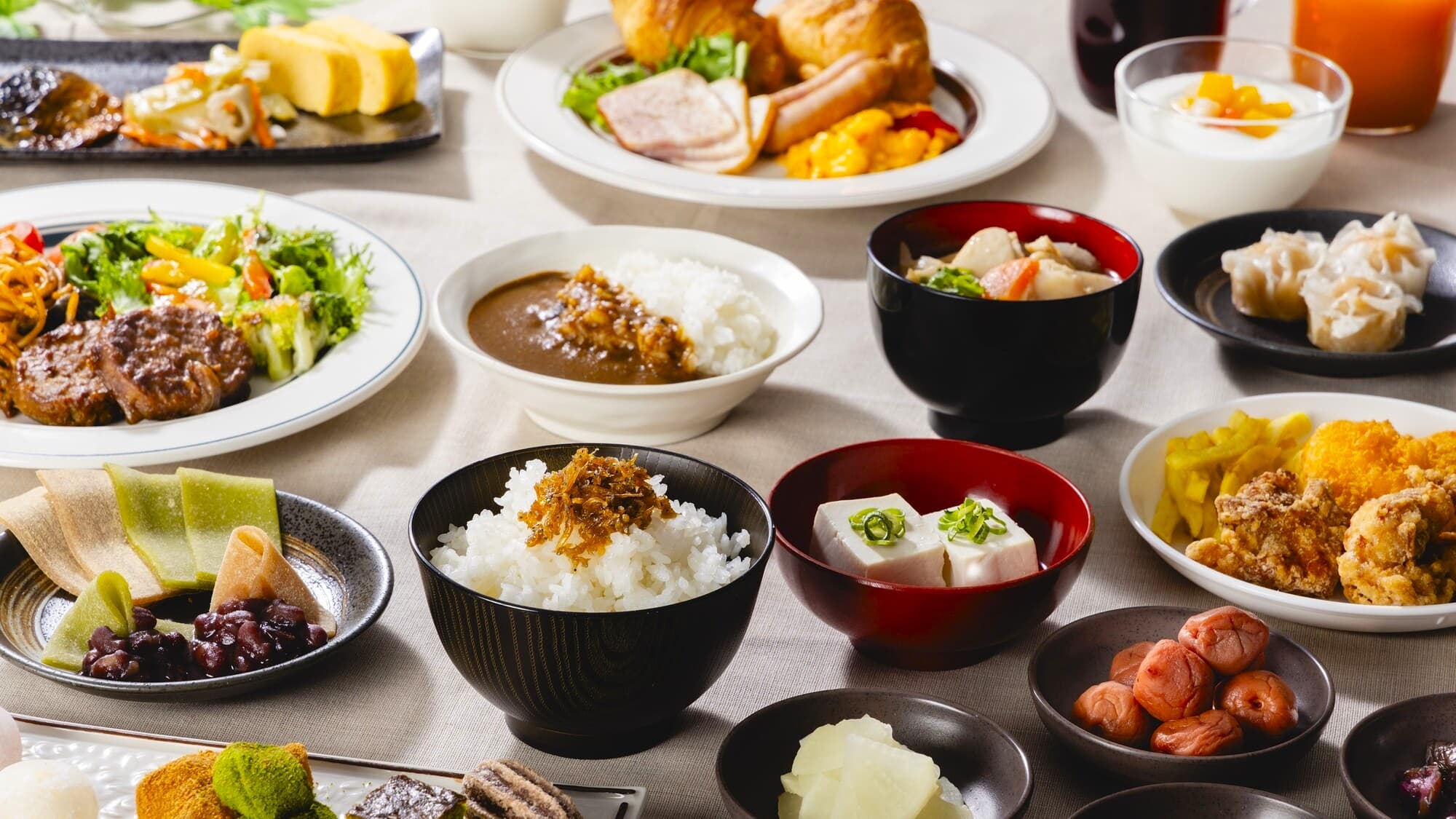 교토 식재료 조식 뷔페