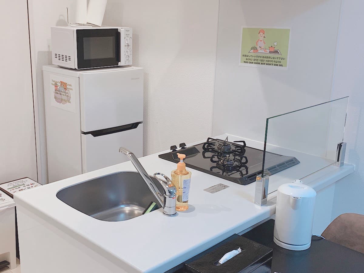 In-room kitchenette