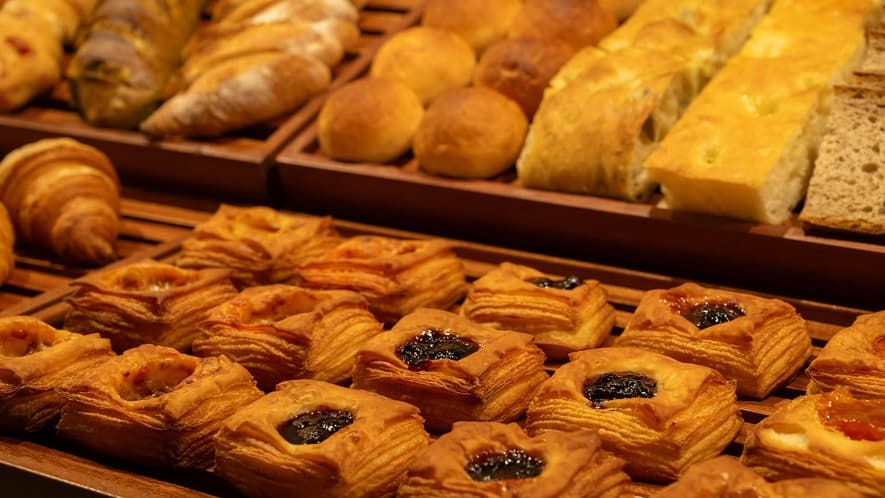 Bread baked all day