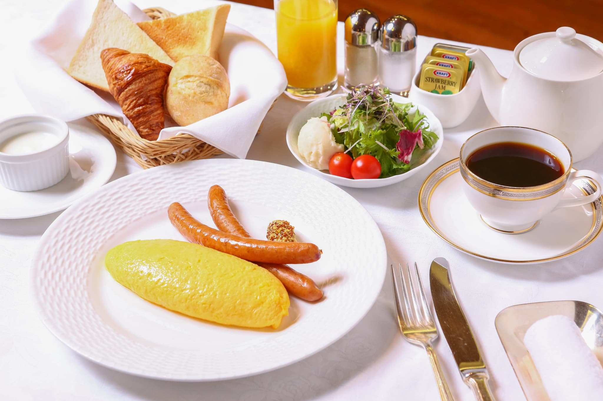Breakfast delivered to your room