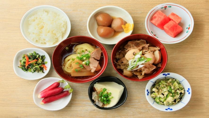 야마가타 향토 아침 뷔페
