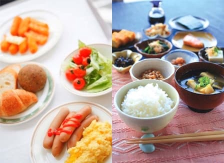 Free breakfast buffet