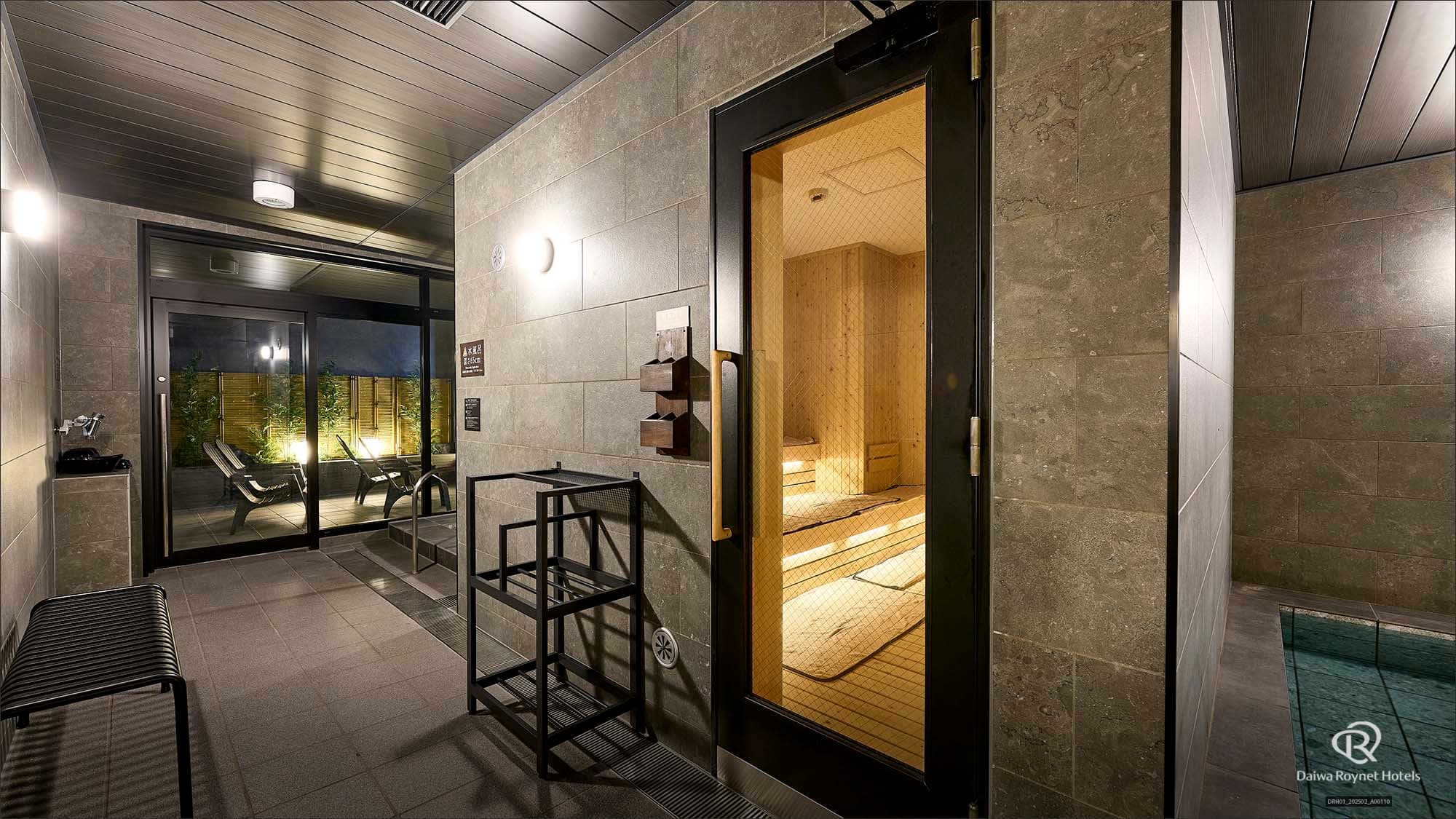 Public baths with sauna