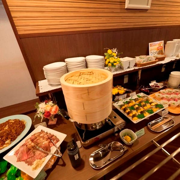 Free buffet breakfast