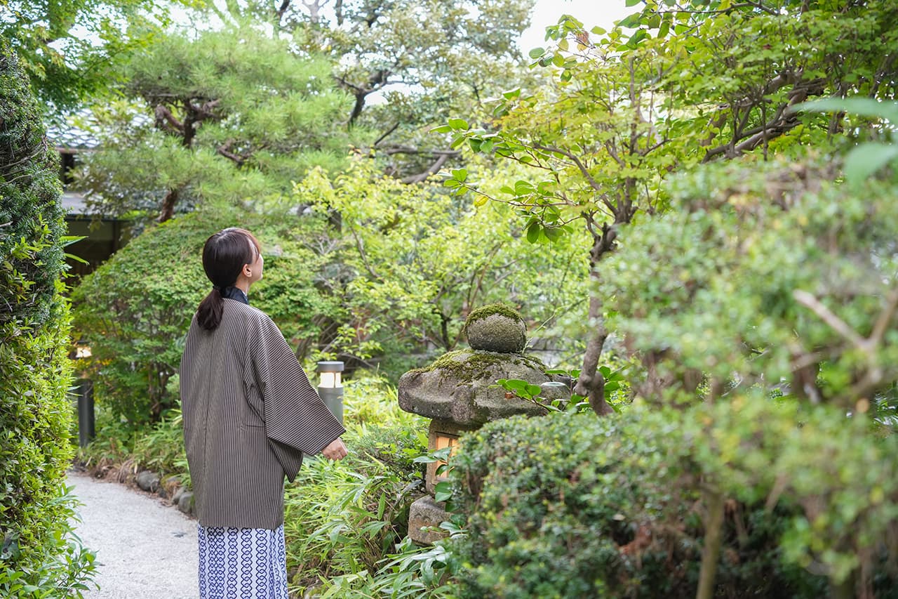 Garden above the Sai River