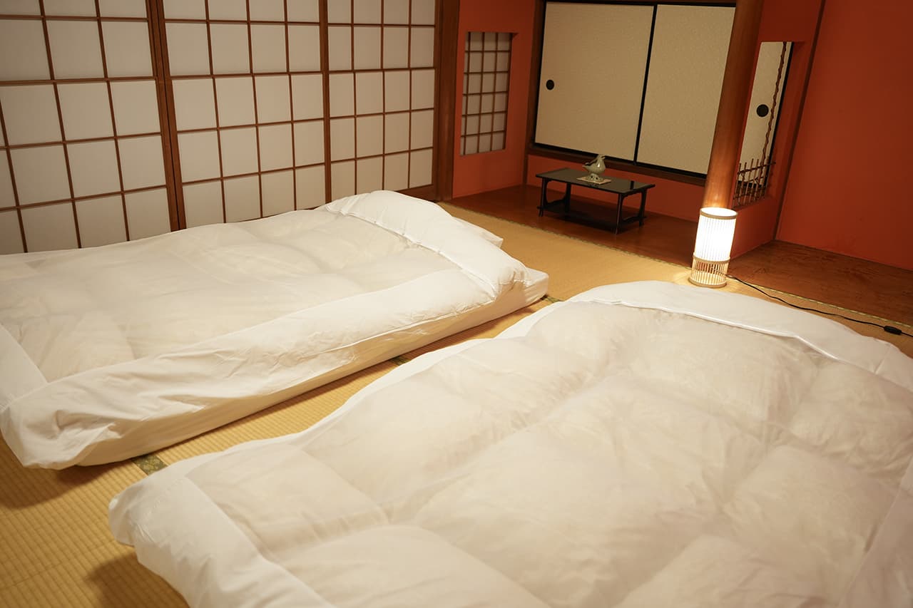 One room, two guests