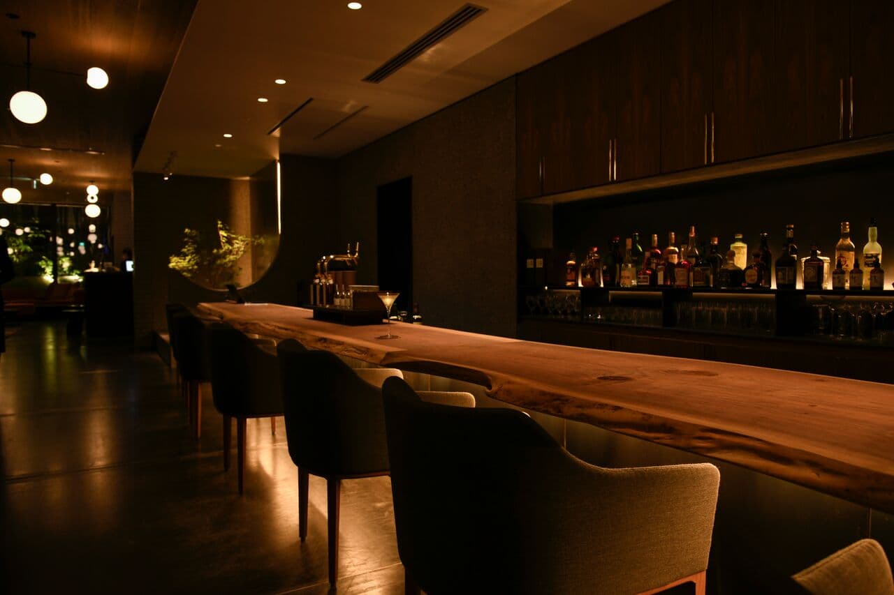 Bar lounge & library