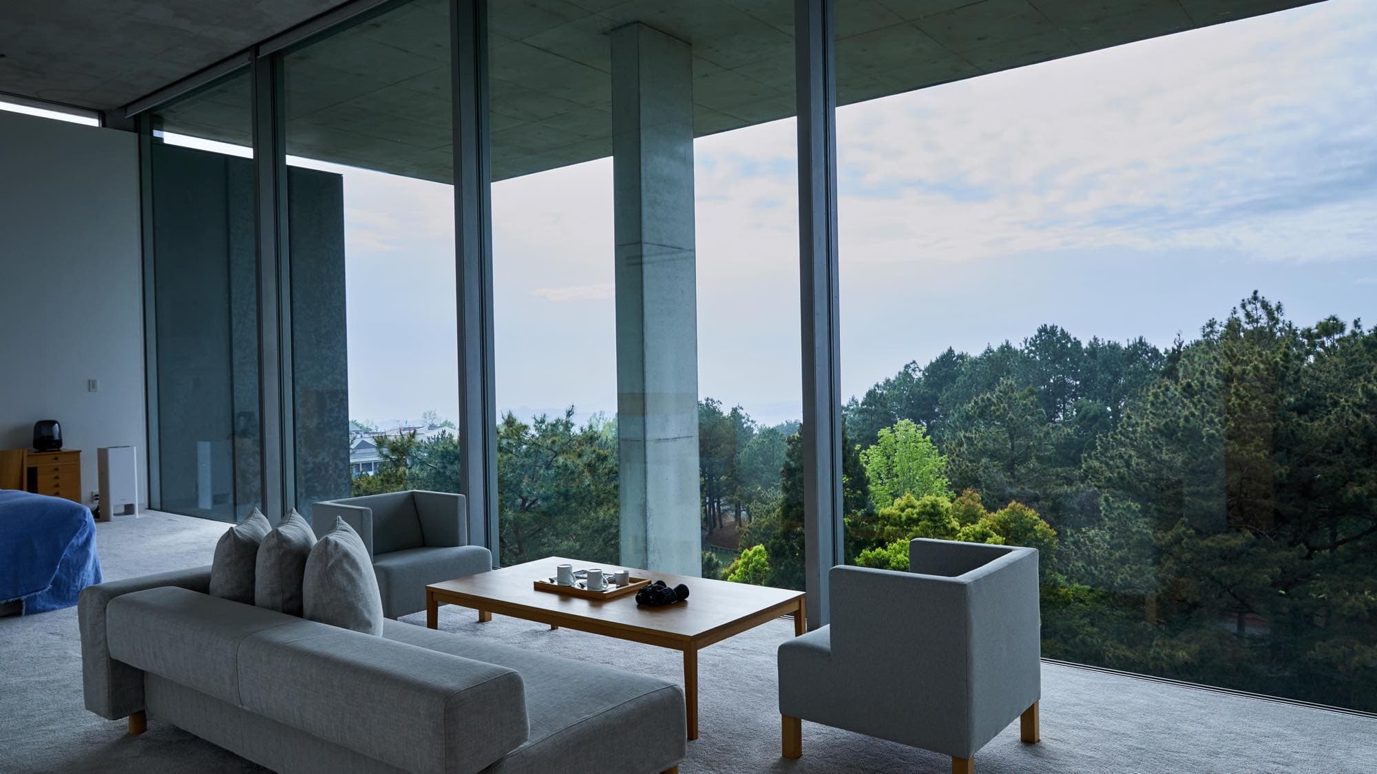 Semi-open-air onsen suites