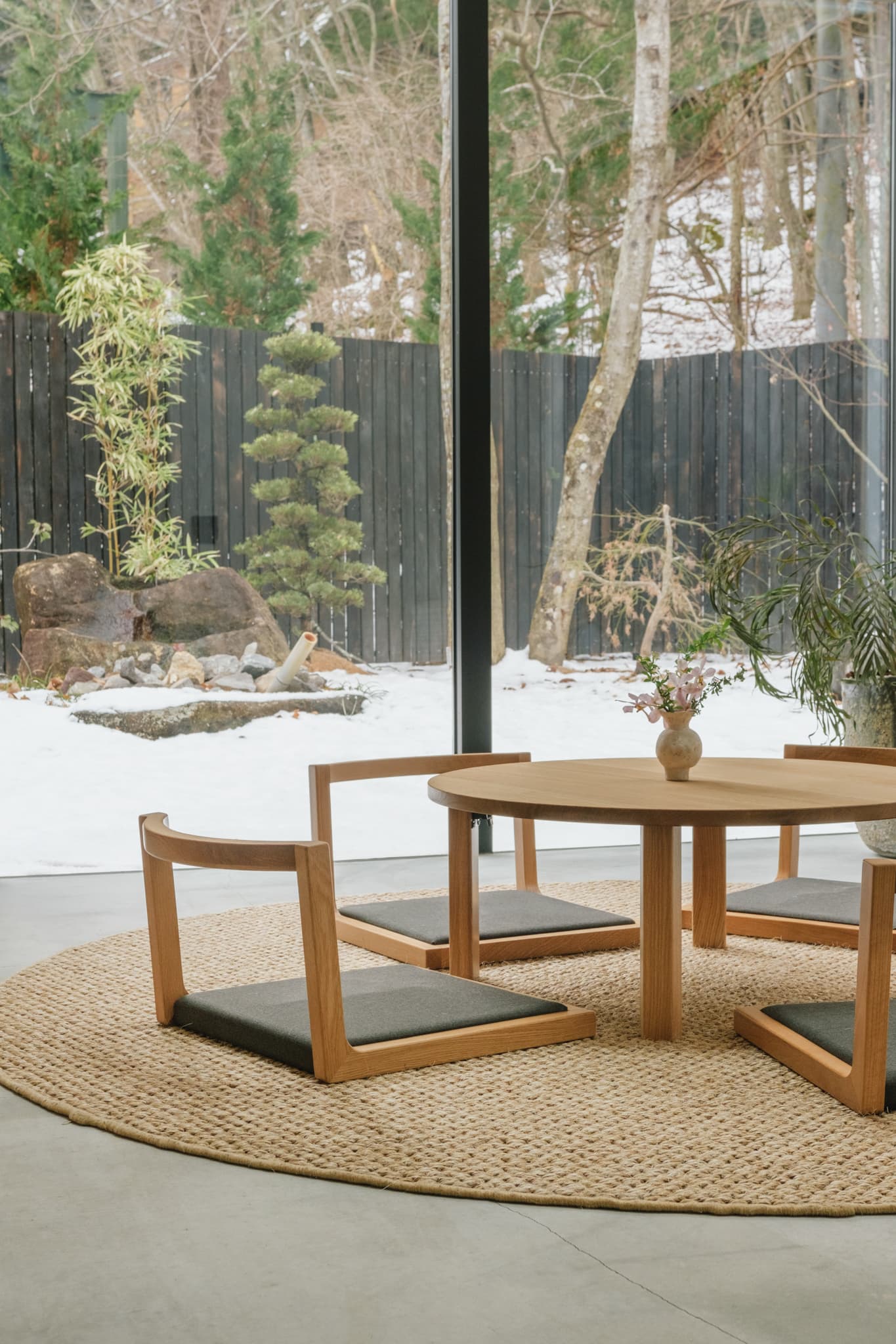 Tea room facing the garden