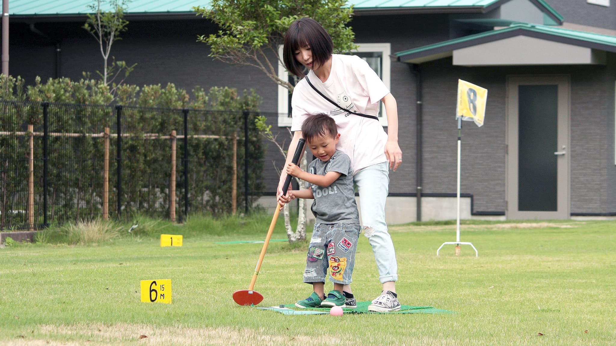 On-site ground golf course