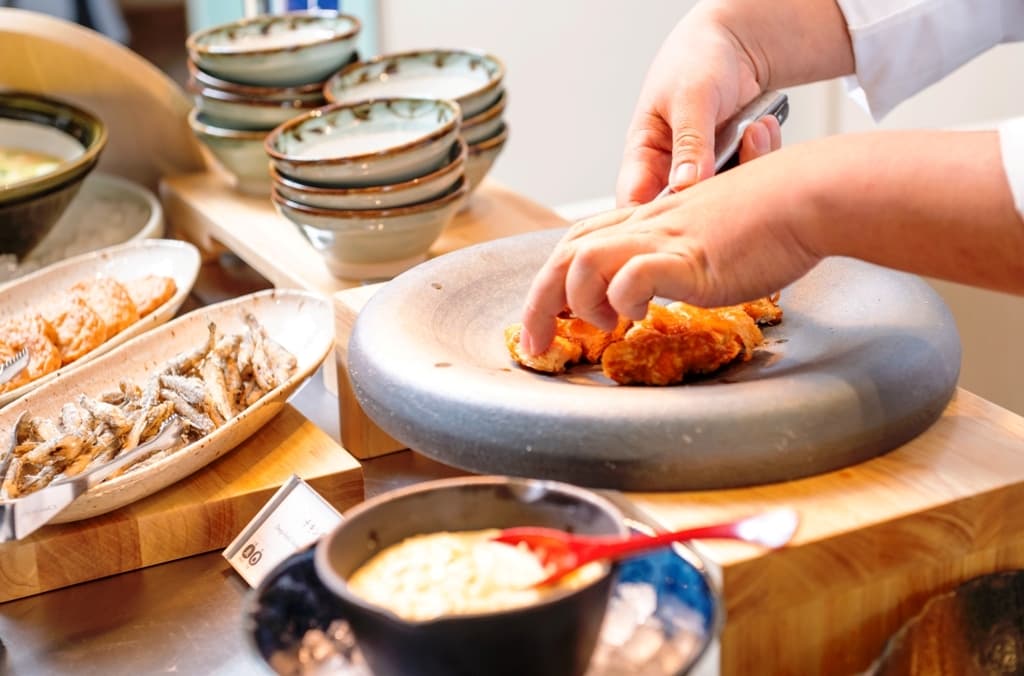 라이브 키친 향토 조식