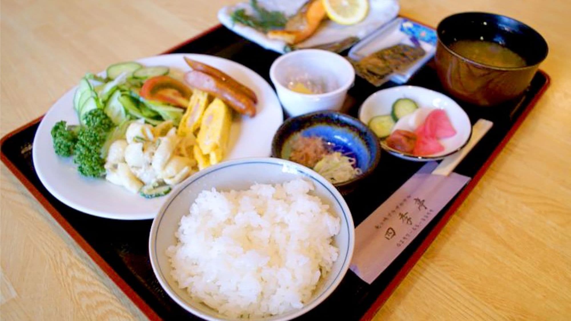 Japanese breakfast at Shikitei