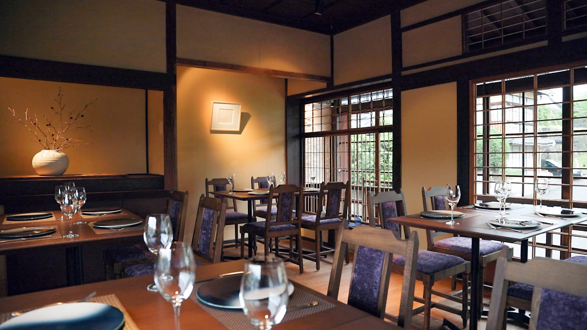 Dining under the castle