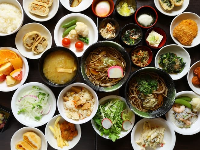 Shinshu soba at breakfast