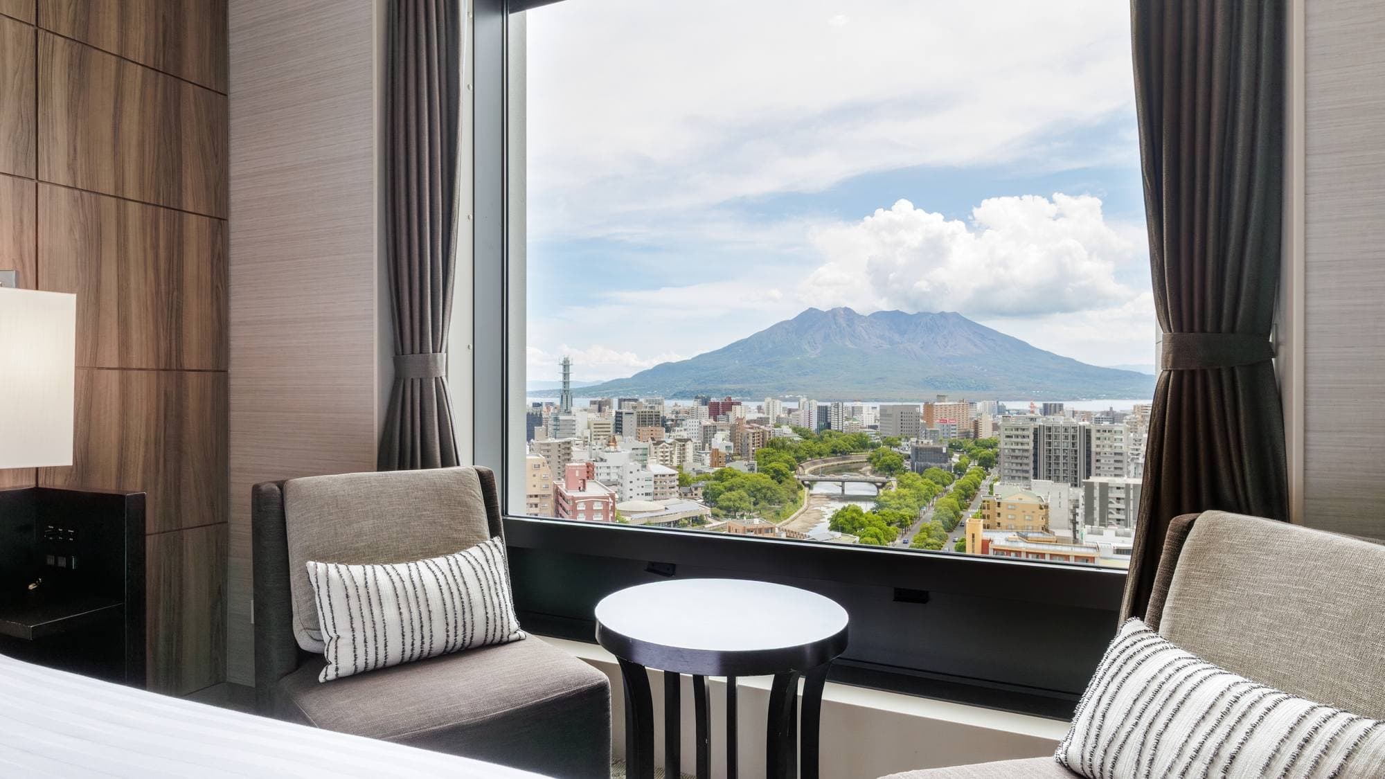 Sakurajima-side rooms