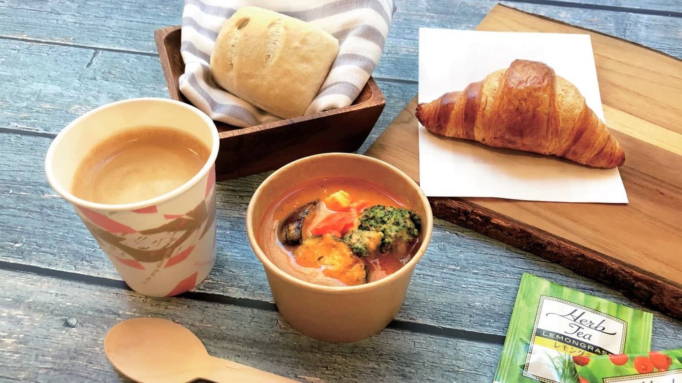 수프 중심 가벼운 조식