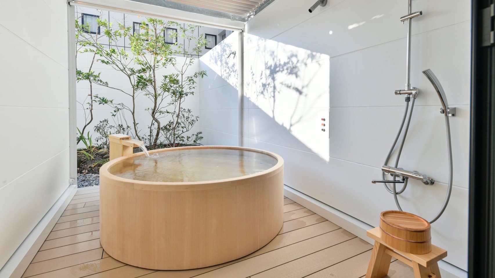 Premium rooms with open-air bath