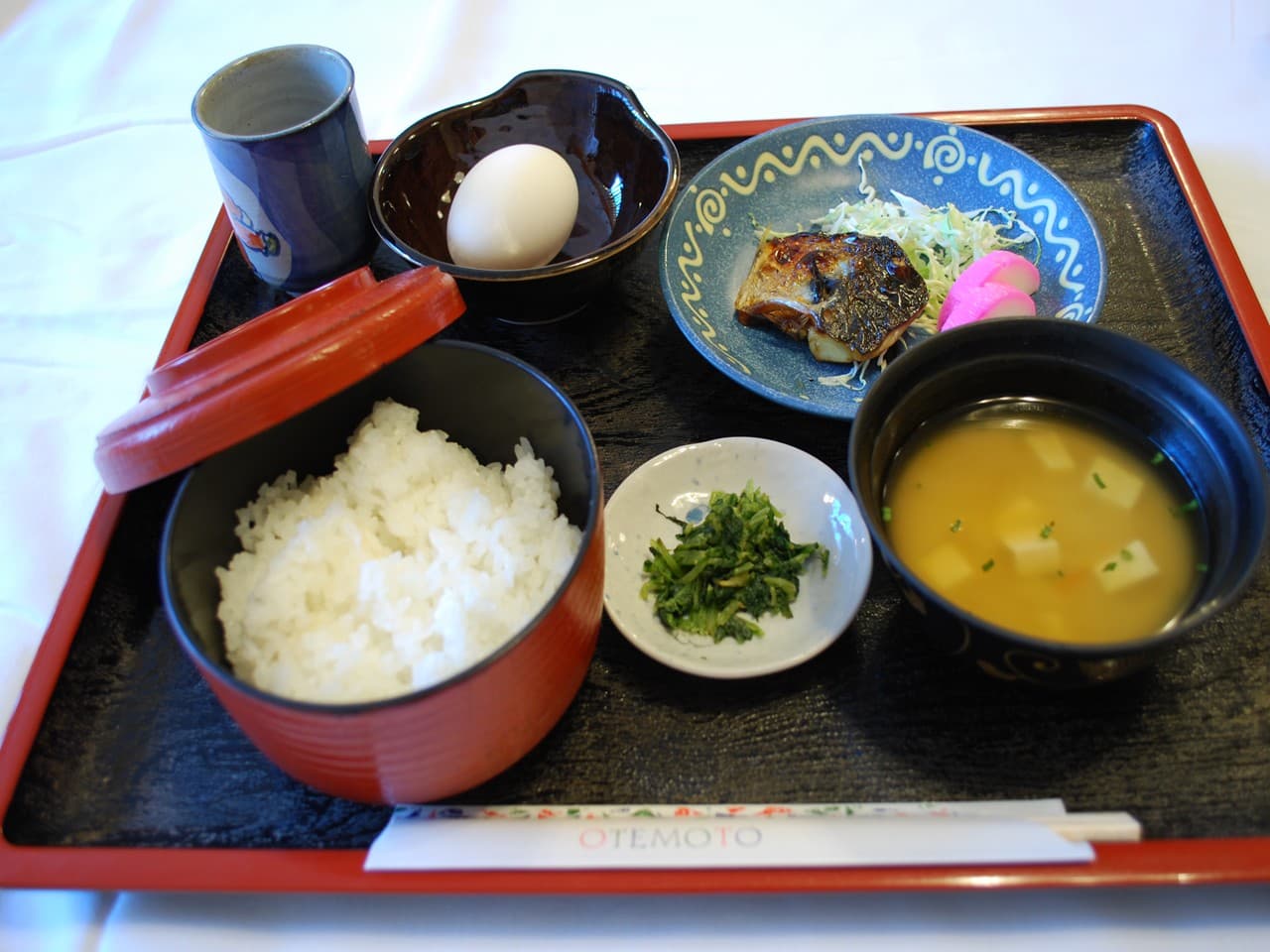 Meals in the ground-floor restaurant