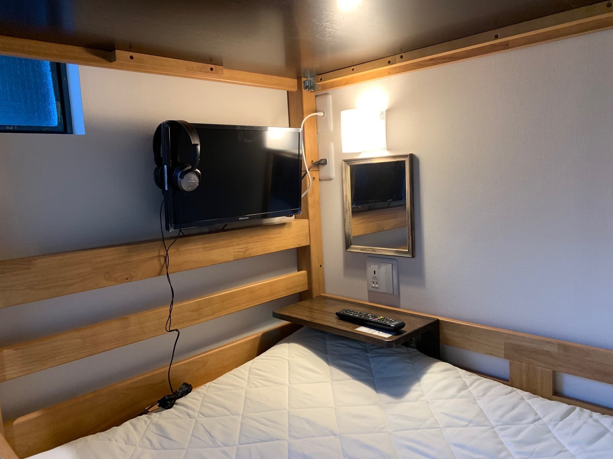 Capsules with TV