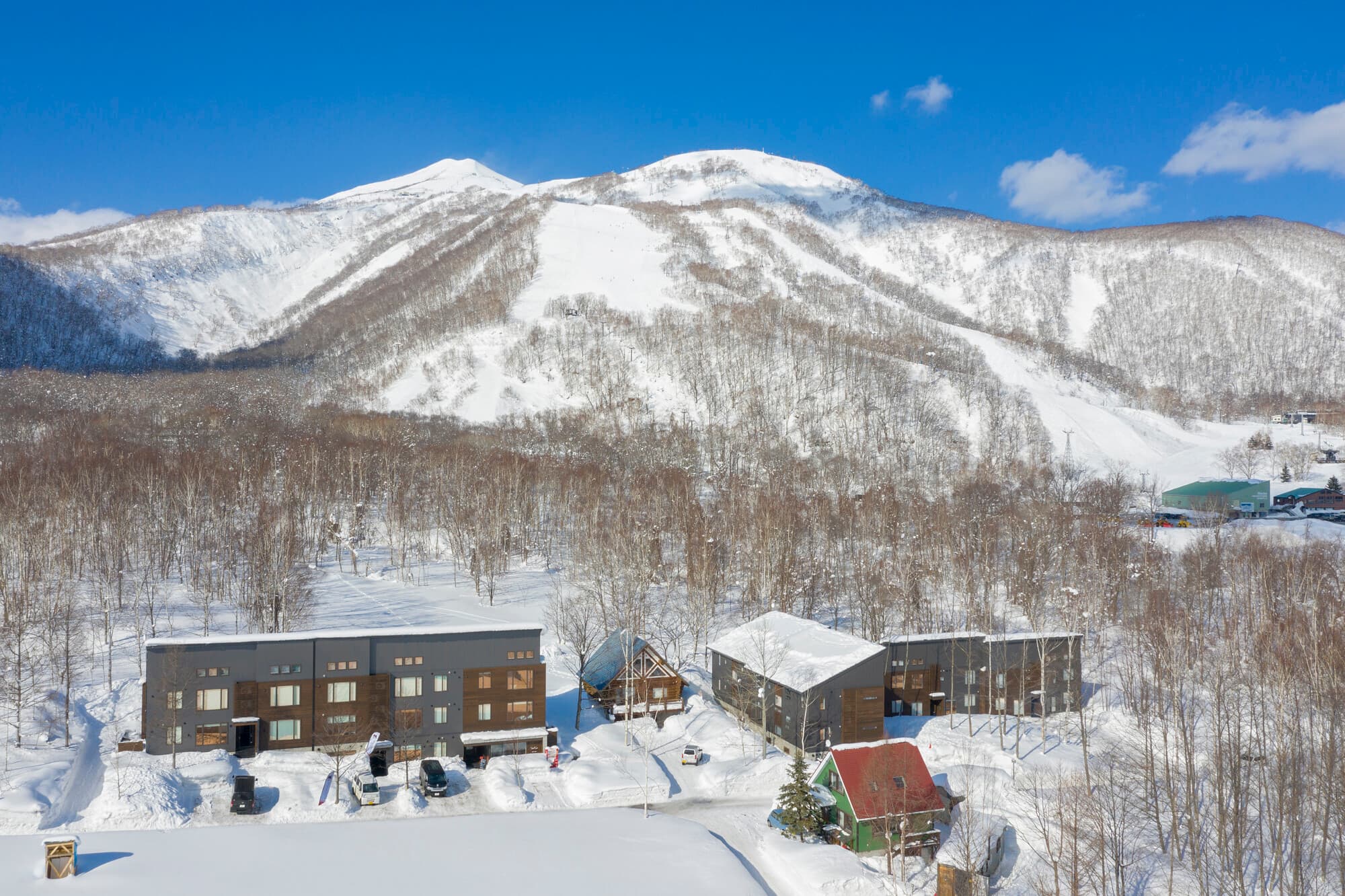 森林环抱,近滑雪场