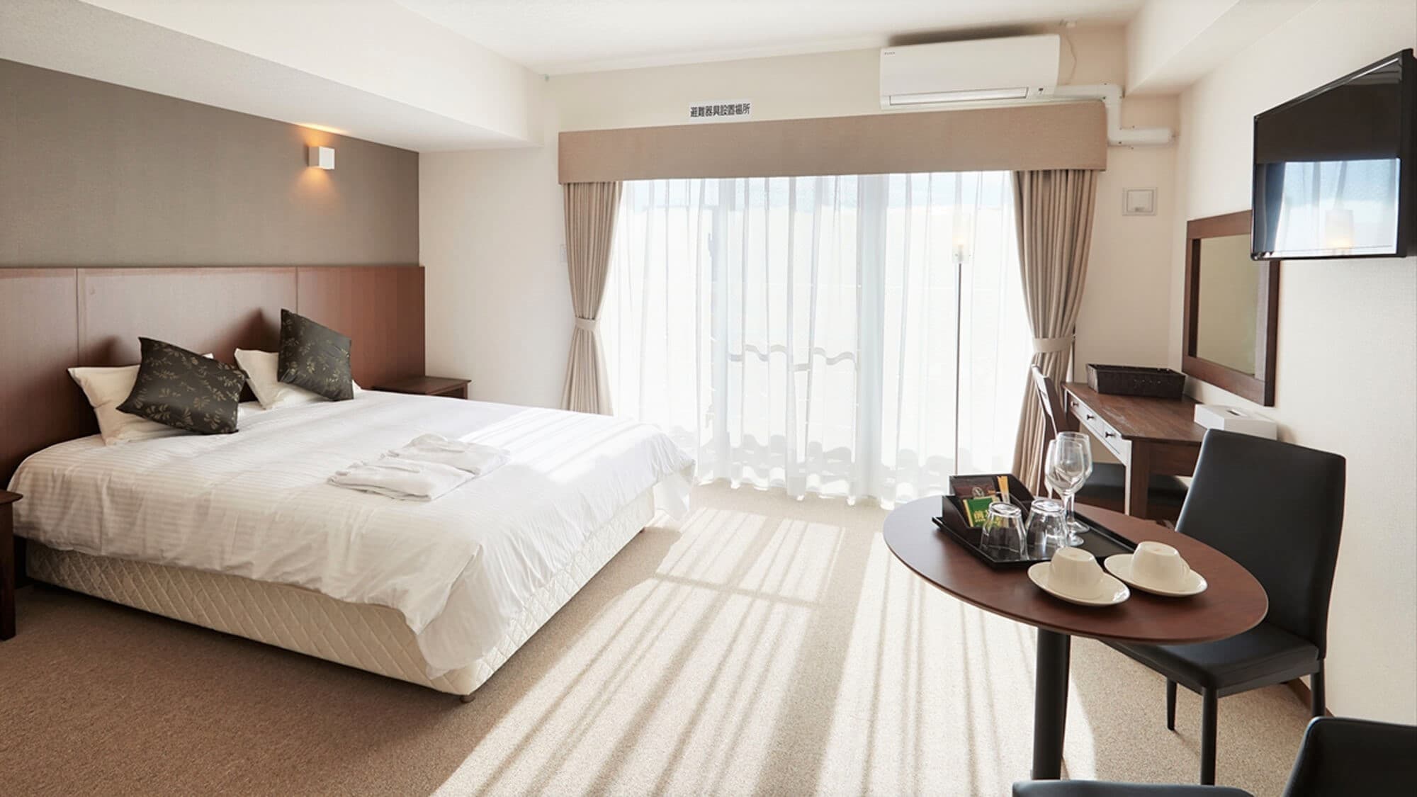 Spacious 35㎡ rooms