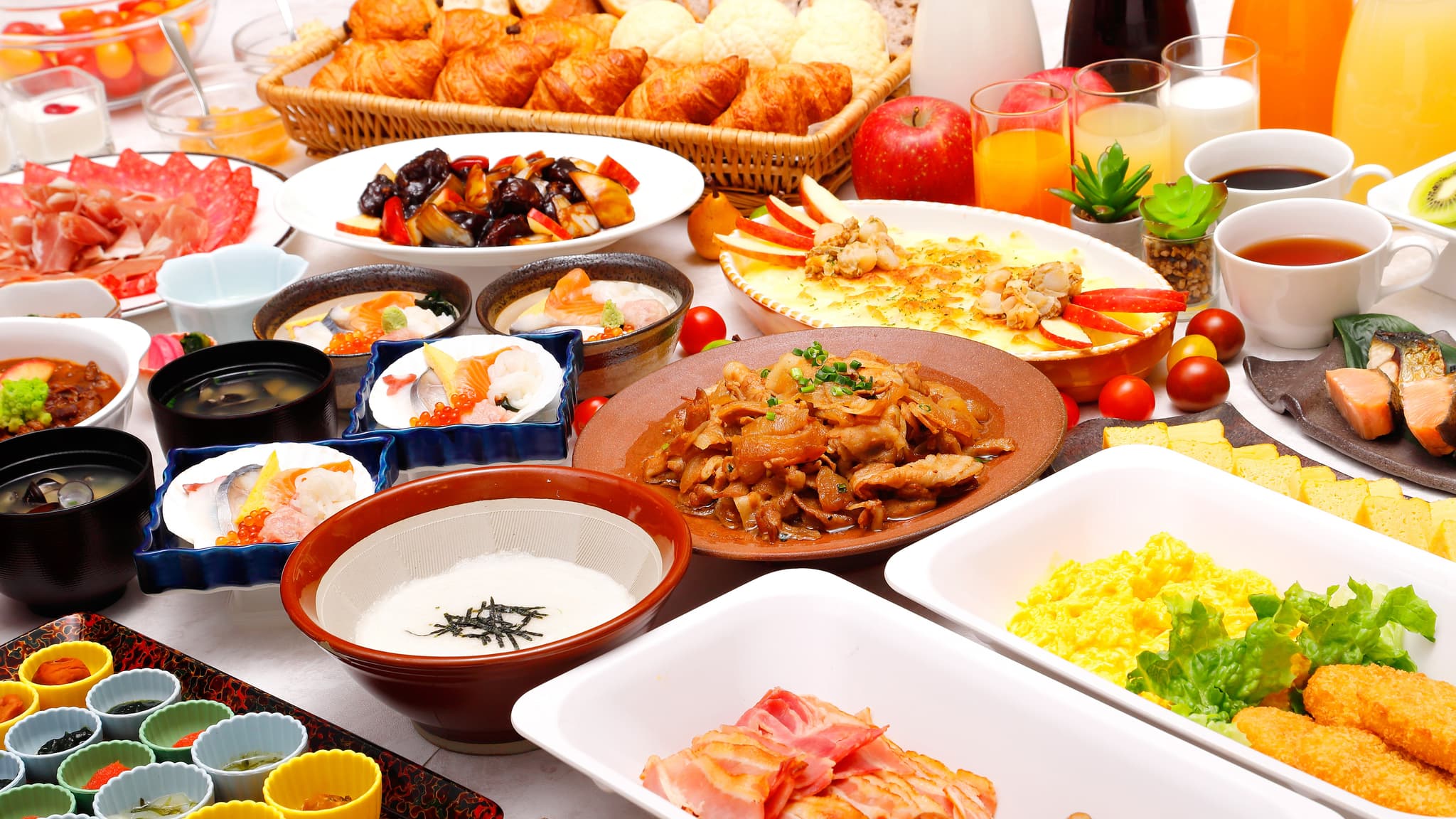 아오모리 식재료 조식 뷔페