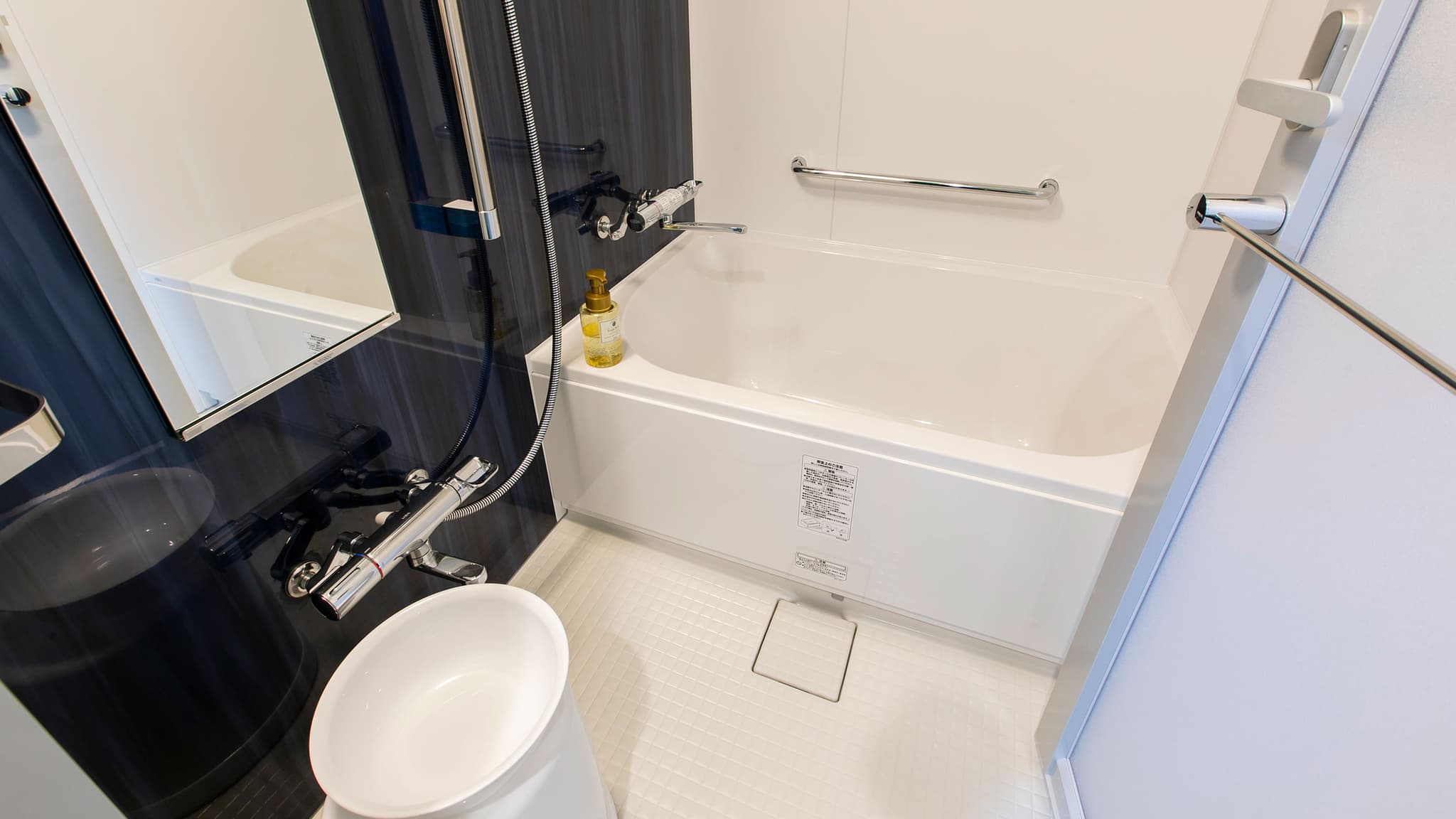 Separate bath layouts