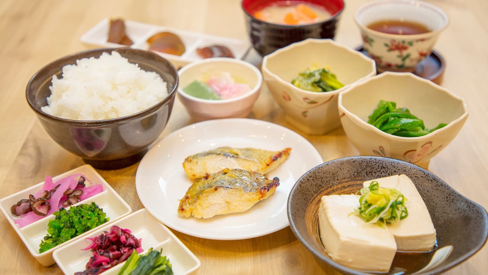교토식 아침 뷔페