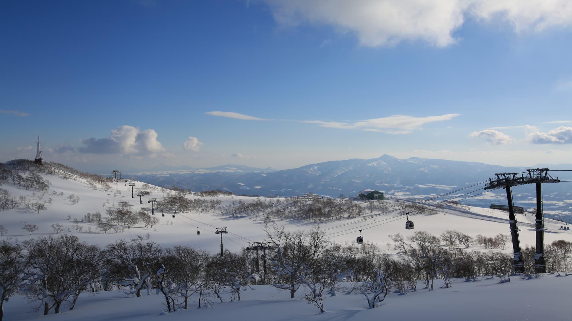 스키장 바로 앞