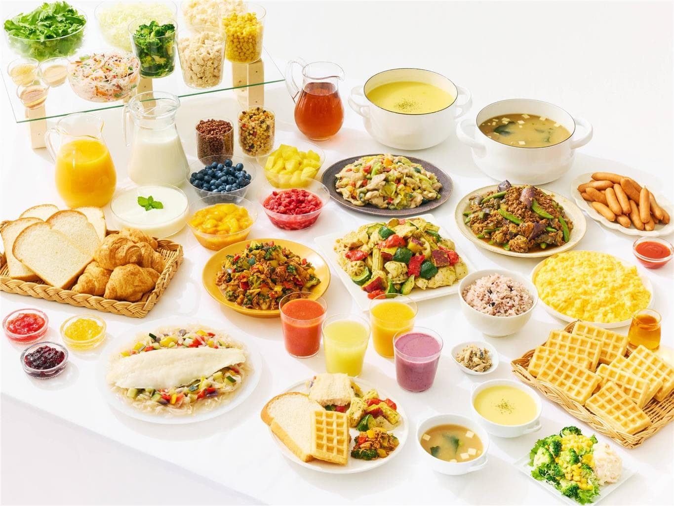 Free breakfast buffet