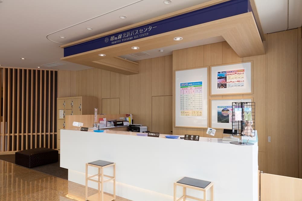 Kamenoi Bus Center on the 1st floor