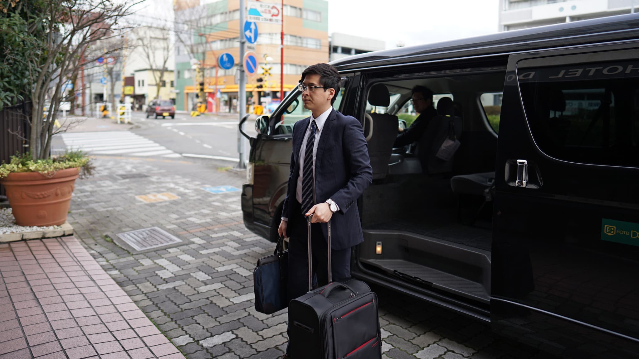 JR역 무료 전용차 송영